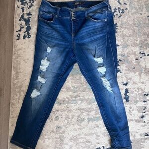 Lot of 4 pairs ofTorrid size 18xs distressed jeans
